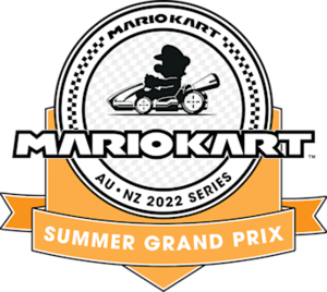 Logo of the Mario Kart 8 Deluxe: AU/NZ Summer Grand Prix