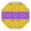 A sticker from Mario Kart World