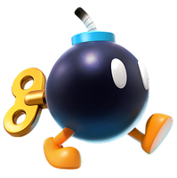 The icon for the Bob-omb in Mario Kart World
