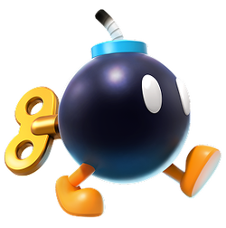 The icon for the Bob-omb in Mario Kart World
