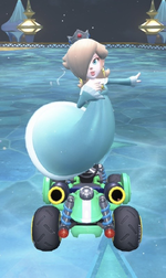 Rosalina performing a trick.