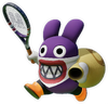 Artwork of Nabbit from Mario Tennis Fever