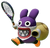 Artwork of Nabbit from Mario Tennis Fever