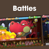 Cover image for the Battles playlist for Paper Mario: The Thousand-Year Door (Nintendo Switch) on Nintendo Music.