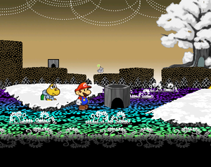 Boggly Woods screenshot from Paper Mario: The Thousand-Year Door