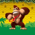 Donkey Kong option from an opinion poll on characters from Donkey Kong Country Returns HD for the Nintendo Switch