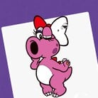 Thumbnail of a paint-by-number activity featuring Birdo