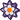Sprite of the Pity Flower badge in Paper Mario: The Thousand-Year Door.