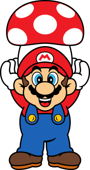 File:SMBDX - Mario with Mushroom.png