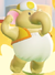 A screen shot of Elephant Yellow Toad from the Super Mario Bros. Wonder Treehouse
