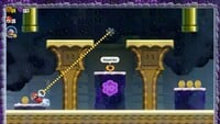 The first 10-flower coin in The Desert Mystery in Super Mario Bros. Wonder