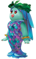 Blue Lochlady from Super Mario Odyssey.