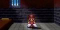 Mario confined in a prison cell