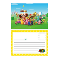 The Super Mario-themed postcard