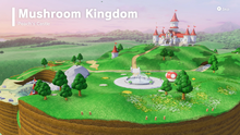 Screenshot of Mushroom Kingdom as seen in Super Mario Odyssey