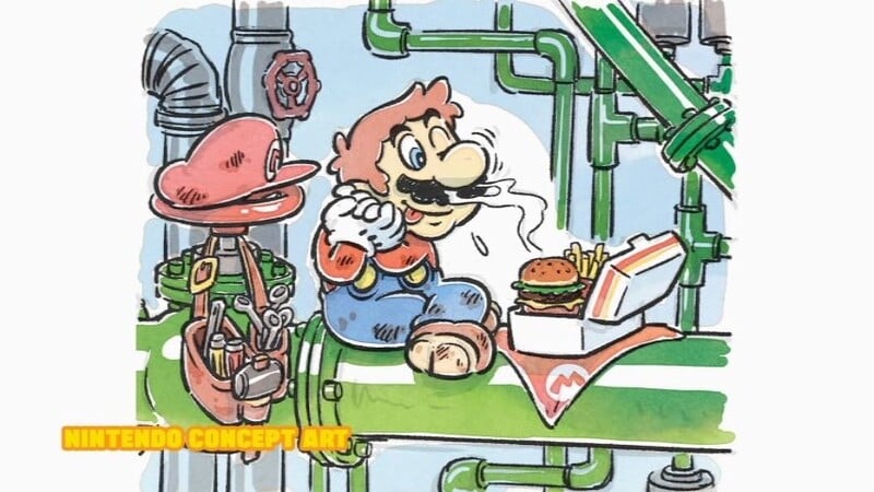 File:TSMBM Concept Art Mario Eating.jpeg