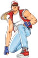 Official artwork of Terry Bogard from Fatal Fury Special, the basis of his fighter spirit