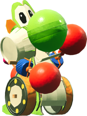 Go-Go Yoshi - Super Mario Wiki, the Mario encyclopedia