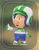 Baby Luigi's additional outfits in Mario Kart World