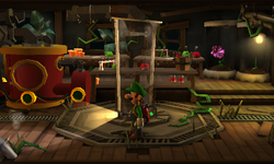 The Botany Lab segment from Luigi's Mansion: Dark Moon.