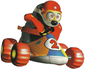 Bumper in Diddy Kong Racing.