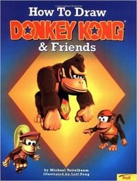 The cover art for How to Draw Donkey Kong & Friends
