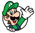 Icon of Luigi waving