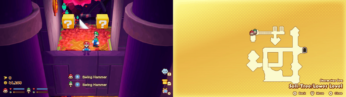 Second Hidden Block in the Soli-Tree from Mario & Luigi: Brothership