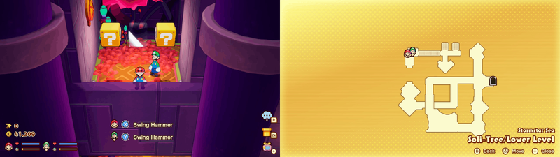 Second Hidden Block in the Soli-Tree from Mario & Luigi: Brothership