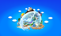 The Driftwood Jellyfish Sheets for the Ultibed in Mario & Luigi: Dream Team