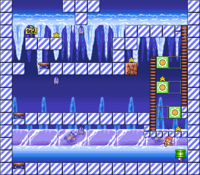 Level 4-2 map in the game Mario & Wario.
