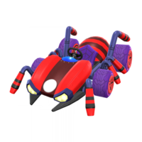 Red Crawly Kart from Mario Kart Tour