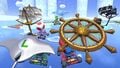 Toad gliding with the Great Sail on RMX Vanilla Lake 1