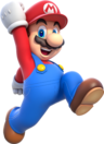 Solo artwork of Mario from Super Mario 3D World.