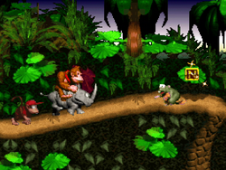 The banner image for Donkey Kong Country on Nintendo Music.