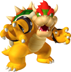 Artwork of Bowser in New Super Mario Bros. 2