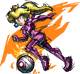 Peach character sticker for the Mario Strikers: Battle League trophy in the Trophy Creator application