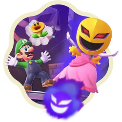 Super Mario Bros. Wonder – Nintendo Switch 2 Edition + Meetup in Bellabel Park 'Run, Hide! Phanto Tag' Icon