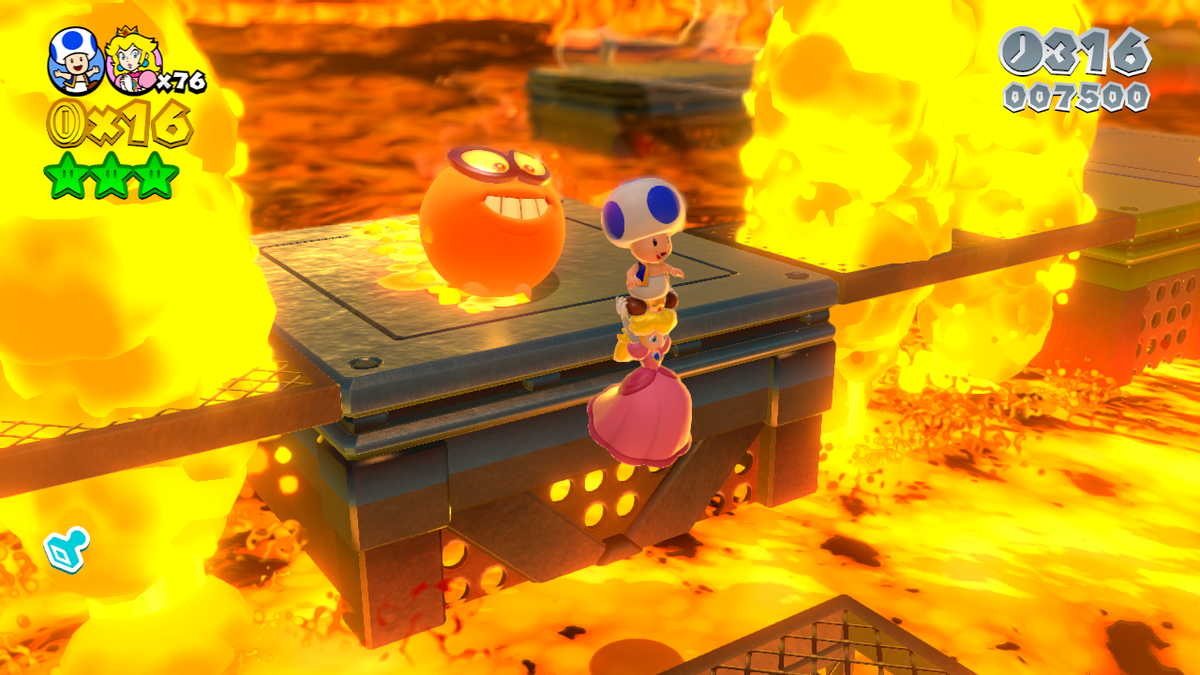 File:SM3DW Peach Holding Toad.png - Super Mario Wiki, the Mario ...