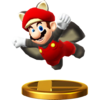 Flying Squirrel Mario trophy from Super Smash Bros. for Wii U