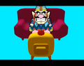 Wario watching his TV