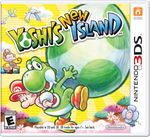 North American box cover of Yoshi's New Island.