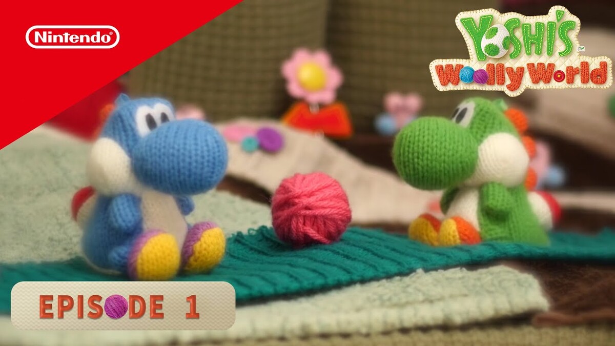 ALL Yarn Yoshi Shorts  Poochy & Yoshi's Woolly World Short Movies 