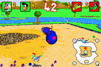 Cranky Kong in the "Hatch Match" battle from Diddy Kong Pilot 2001