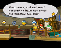 Keelhaul Galleria in Paper Mario: The Thousand-Year Door