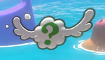 A Winged Cloud in Mario Kart 8 Deluxe