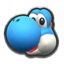 Light-blue Yoshi from Mario Kart Tour