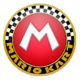 The icon of the Mario Cup from Mario Kart Tour.