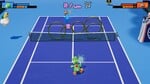 A game of 2P Co-op Ring Shot in Mario Tennis Fever