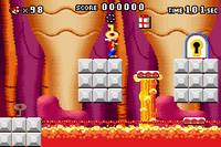 Level 3-1 of Mario vs. Donkey Kong.